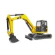 CAT Mini-excavator with tracks and a rotating cab