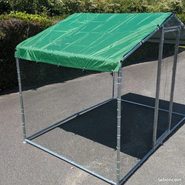 Replacement tarp for chicken enclosure