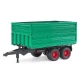 Tandem axle transport trailer with removable panel