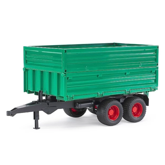 Tandem axle transport trailer with removable panel
