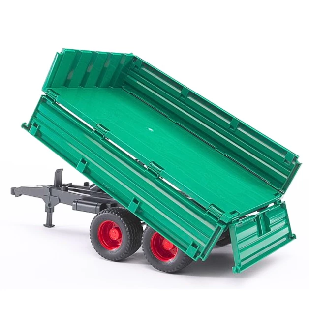 Tandem axle transport trailer with removable panel