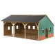 Wooden shed for 3 Bruder toy tractors 178287