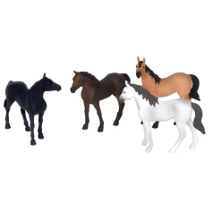 Set of 4 Kids Globe horses