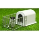 Calf hutch with enclosure