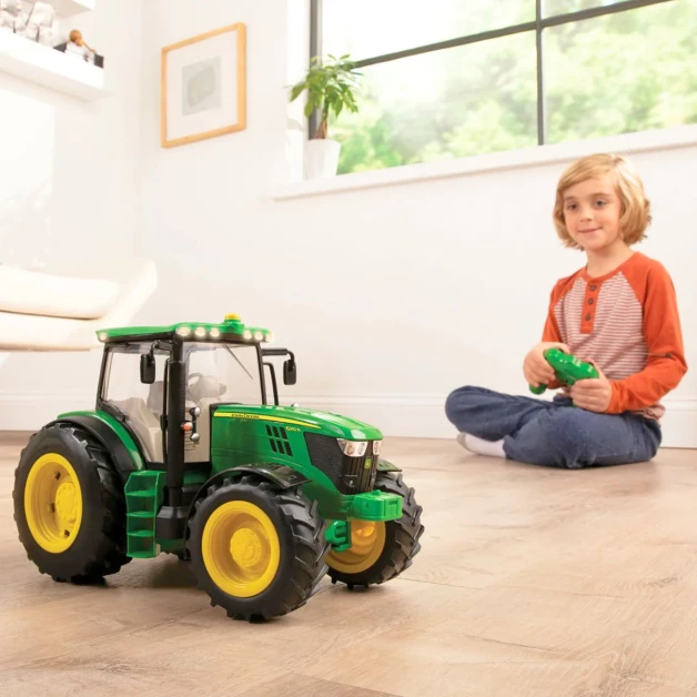 Remote-controlled Britains tractors