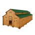 HPL Chicken Coop : Capacity:60 to 75 hens
