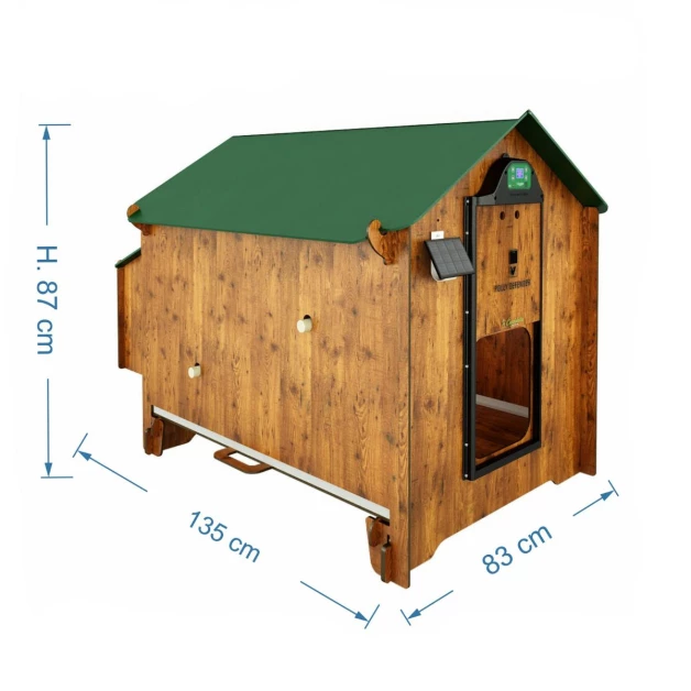 High-quality HPL chicken coop, red mite resistant