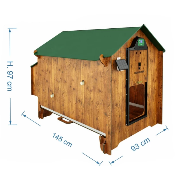 High-quality HPL chicken coop, red mite resistant