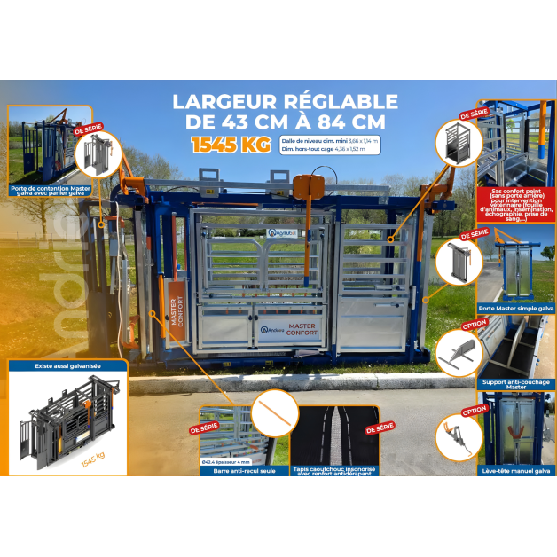 Andrieu MASTER CONFORT restraint cage