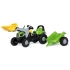 Tracteur à pédales + remorque : Mod&egrave;le RollyKid:Deutz-Fahr + Chargeur