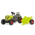 Tracteur à pédales + remorque : Mod&egrave;le RollyKid:Claas Axos