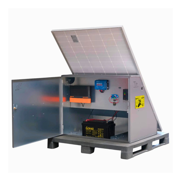 Gallagher solar station for electric fence