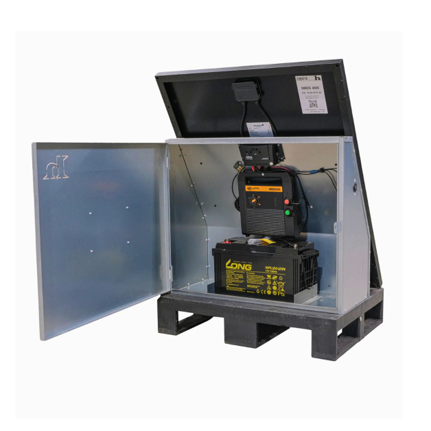 Gallagher solar station for electric fence