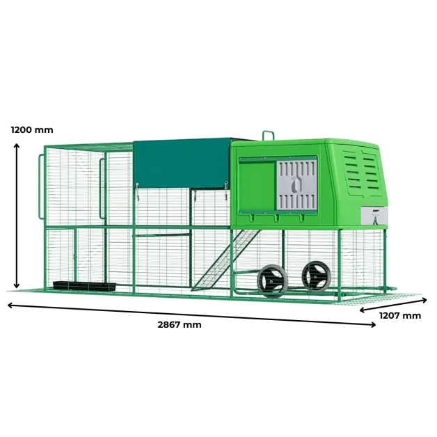 Mobile Chicken Coop EGG COLLECTION GAUN