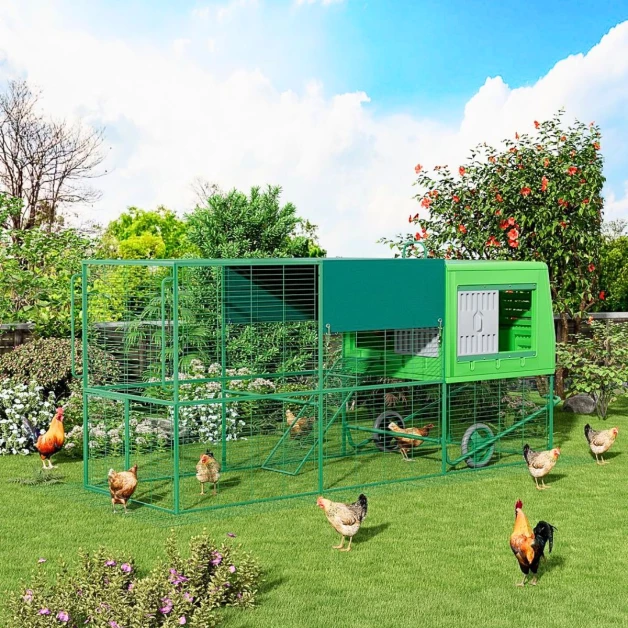 Mobile Chicken Coop EGG COLLECTION GAUN
