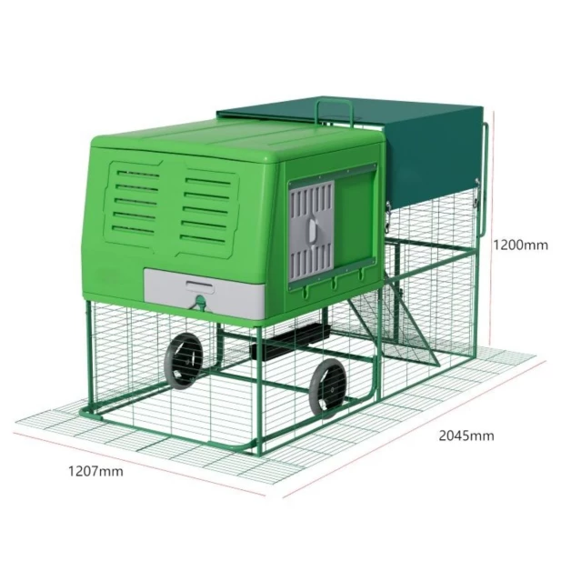 Mobile Chicken Coop EGG COLLECTION GAUN