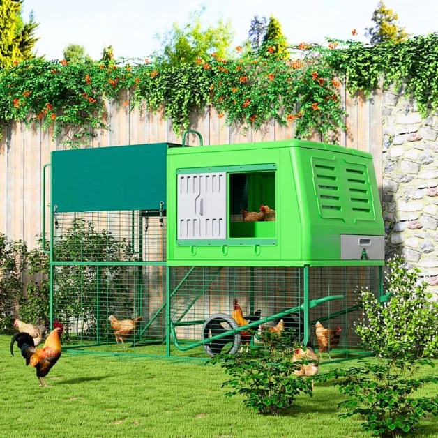 Mobile Chicken Coop EGG COLLECTION GAUN