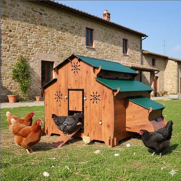 poulailler HPL 25 poules - module de base
