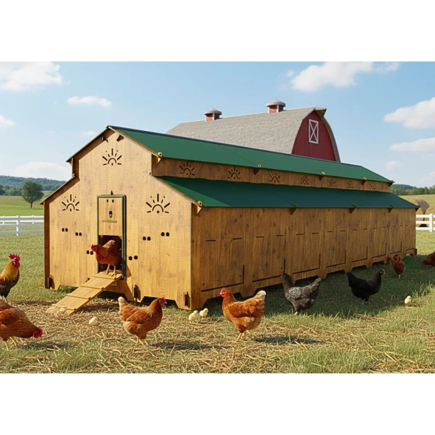 HPL chicken coop for 25 hens - base module