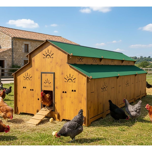 poulailler HPL 25 poules - module de base