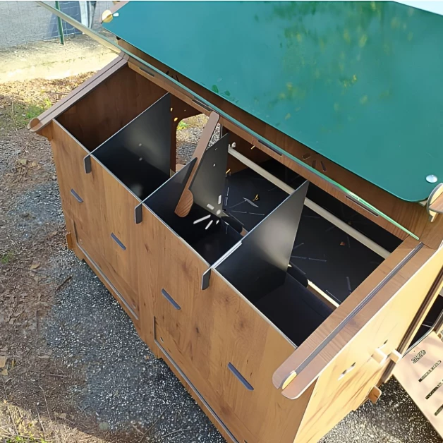 HPL chicken coop for 25 hens - base module