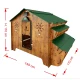 High-quality HPL chicken coop, red mite resistant