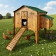 High-quality HPL chicken coop, red mite resistant