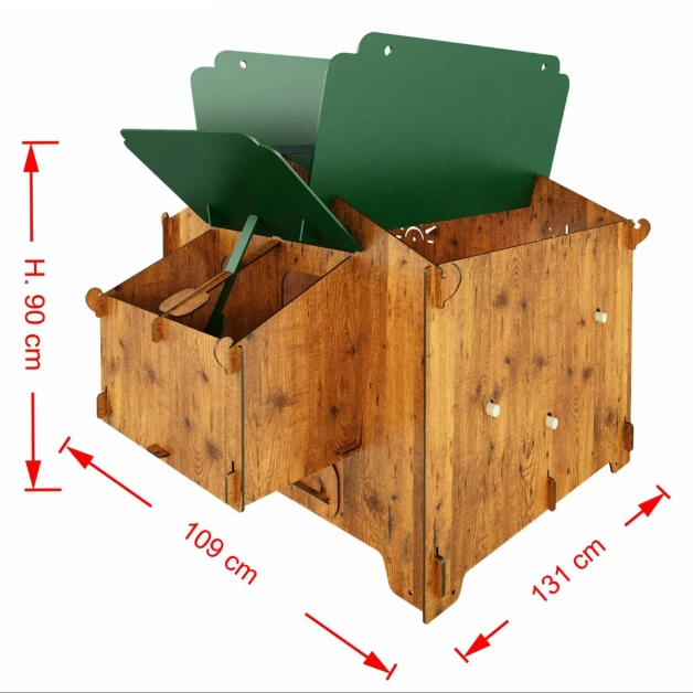 High-quality HPL chicken coop, red mite resistant