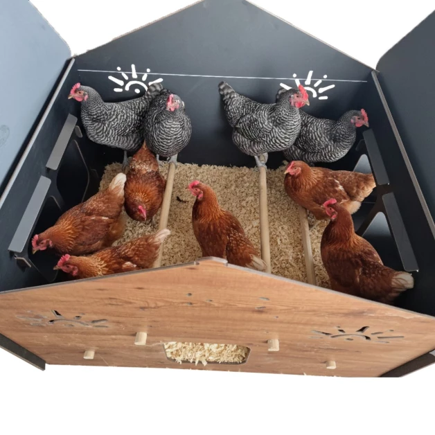 High-quality HPL chicken coop, red mite resistant