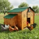 High-quality HPL chicken coop, red mite resistant