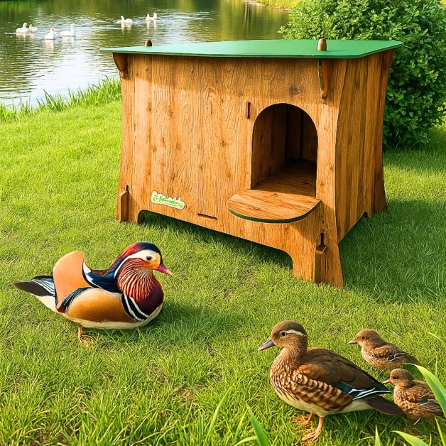 Eendenhokken in HPL Cucciolotta Ducky
