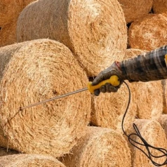 Voersonde: een essentieel instrument voor het controleren van de kwaliteit van hooi.