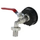 Robinet de raccordement pour conteneur cuve IBC Kerbl