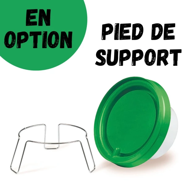 Abreuvoir volaille en plastique résistant avec poignée