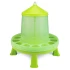 Mangeoire sur pieds : Capacit&eacute; - Nourrisseurs :12 kg (15-20 poules), Accessoire mangeoire:Sans auvent