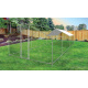 Grand enclos pour poules et autres volailles de 12 m²