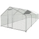 Grand enclos pour poules et autres volailles de 12 m²