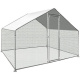 Large enclosure for chickens and other poultry of 12 m²