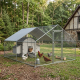 Grand enclos pour poules et autres volailles de 12 m²