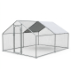Grand enclos pour poules et autres volailles de 12 m²
