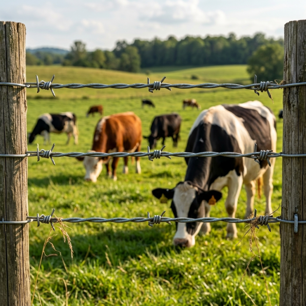 Fil barbelé 500 m – Clôture agricole haute résistance