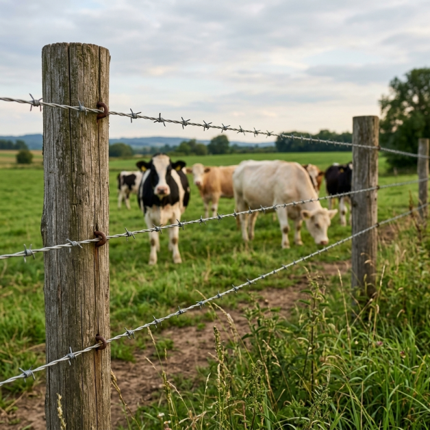 Fil barbelé 500 m – Clôture agricole haute résistance