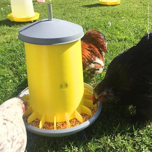 Anti-verspilling argus voedertrechter 20 liter voor kippen en kuikens