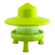 Voederbak voor kippen op poten 4 kg met afdakje.
