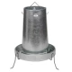 Galvanized poultry feeder 20 kg with legs