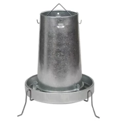 Galvanized poultry feeder 20 kg with legs
