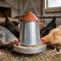 Galvanized round hopper