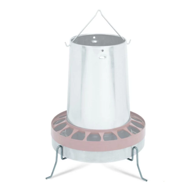 Kit trémie galvanisé de 10 kg pour volaille