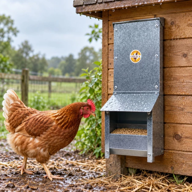 Mangeoire trémie anti gaspillage chick’a