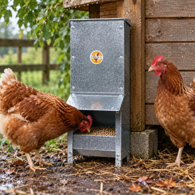 Mangeoire trémie anti gaspillage chick’a